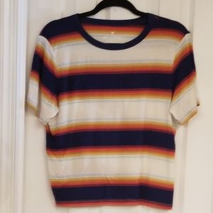 American Eagle Soft and Sexy Retro Stripe Ringer